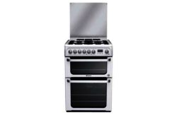 Hotpoint HUD61P Double Dual Fuel Cooker